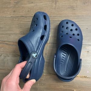 Navy blue crocs